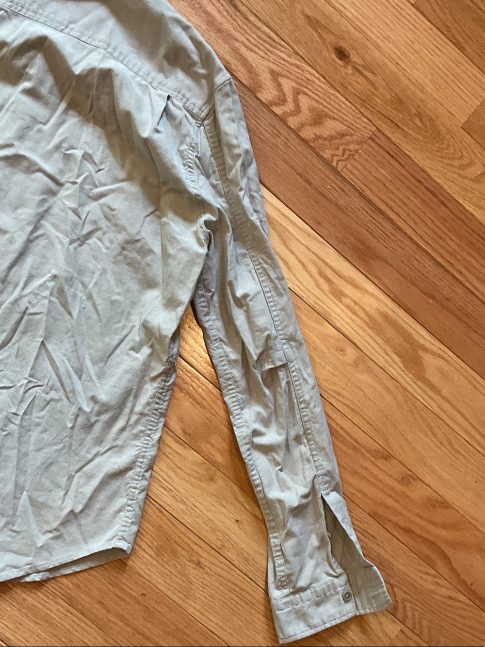 Lululemon Commission Men's Button-Down Shirt Gray Long Sleeve button down large - Picture 10 of 12